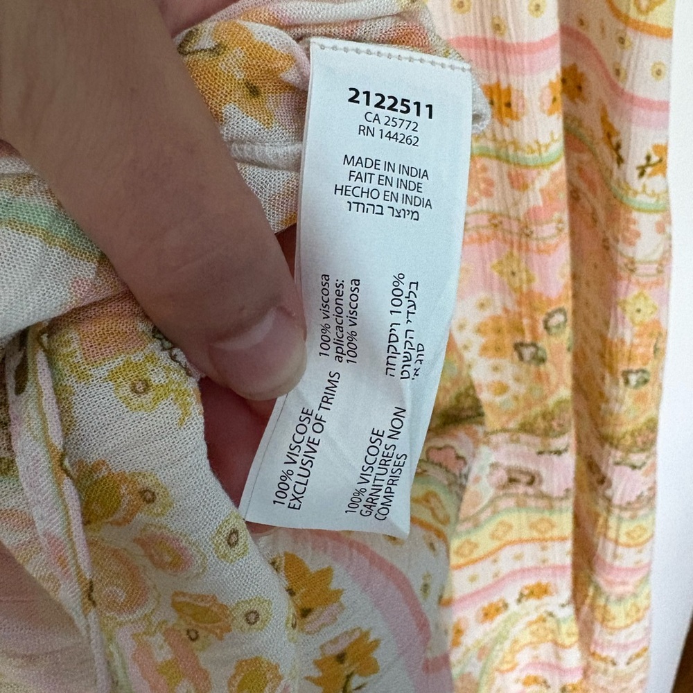Floral Bohemian A-Line Maxi Dress w/ pockets - Picture 7 of 9